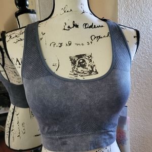 Bella Movement Sports Bra. Size Small. Charcoal Grey